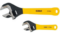 Dewalt DWHT75497 2 Pc. Dip Grip Adjustable Wrench, Yellow