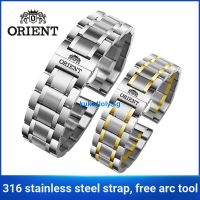 Suitable For Double Lion Strap Steel Band Orient Male Solid Bracelet Female Butterfly Buckle 20Mm 22Mm 0428