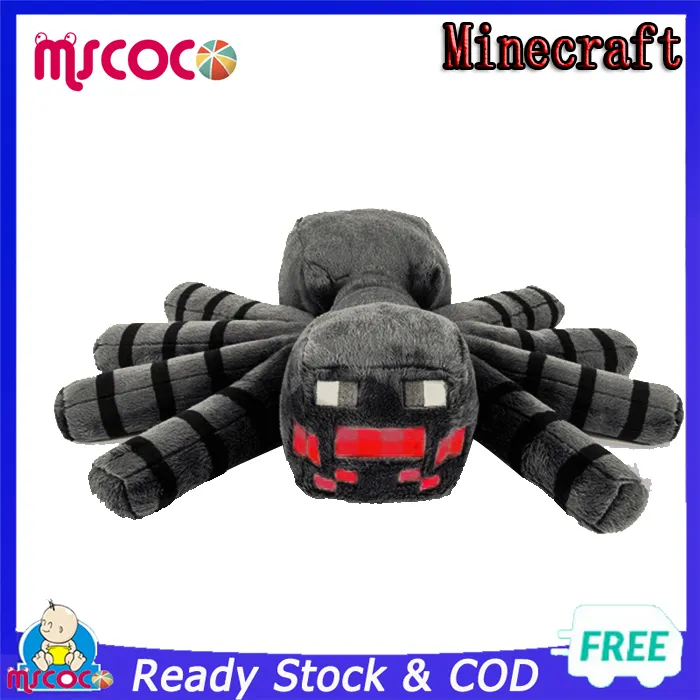 MSCOCO Spider Plush Toys Minecraft Stuffed Spider Animal Toy Doll Minecraft  Toys Animal Toys Minecraft Toys | Lazada PH