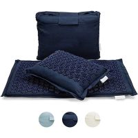 Nature Linen Coconut palm Massage Yoga mat sport pillow mat with bag Lotus Spike Acupressure Mat Cushion Yoga Mats