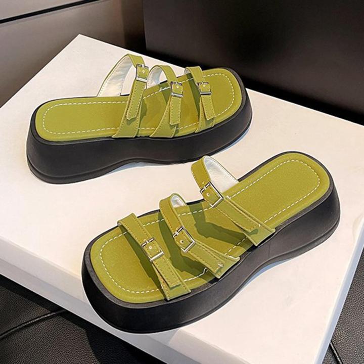 yotjar-รองเท้าแตะผู้หญิงสำหรับรองเท้าแตะในฤดูร้อนสระว่ายน้ำรองเท้าแตะสไลด์แพลตฟอร์ม