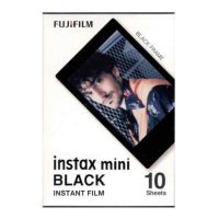 ?ค่าส่ง 20บาท? พร้อมส่ง!! Fujifilm Instax Mini black ฟิล์มภาพขอบดำ จำนวน 10 แผ่น?