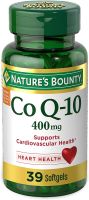 Natures Bounty Co Q-10 Dietary Supplement Supports Heart Health 400 mg 39 Softgels