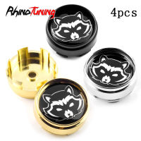 4pcs 66mm 63mm Car Wheel center Hub caps for rims Raccoon pattern Auto Styling Accessories Wheels Centre Hubcaps Cover