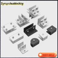 SYRUPSHADDOCKING แผงยึด ที่หนีบแก้ว คลิปชั้นวาง ฮาร์ดแวร์เฟอร์นิเจอร์ คลิปยึดชั้นวาง ทนทานต่อการใช้งาน ชั้นวางรองรับ สำหรับ6-12มม.