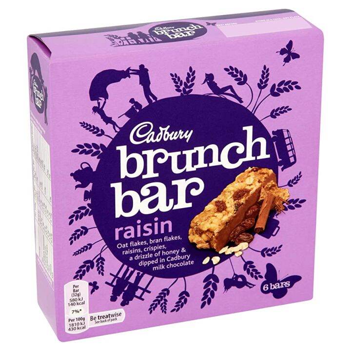 Cadbury Keep Fit Raisin Brunch Bar Cereal Energy 5 Bar For Keep Fit and ...