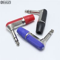 【CW】 1pcs 6.35mm / 6.5mm 3 Pole Stereo Plug Pin Audio Male Connector 6.35 Amplifier Microphone TRS Welding Type