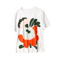 เสื้อยืดคุณภาพดี ? แฟชั่น Marimekko เสื้อยืดพิมพ์ลายมารีเมกโกะ พร้อมส่ง เสื้อยืด