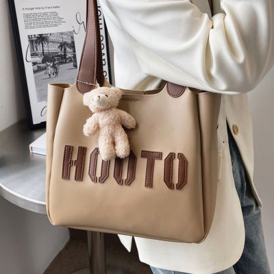 CGCBAG 2022 New Shoulder Bag Fashion Large Capacity PU Leather Tote Bag Female Casual Designe Handbag All-match Shopper Bag