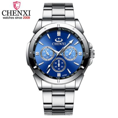 Luxury Brand CHENXI Men Watches Analog Quartz Watches Mens Stainless steel Business Waterproof horloges mannen reloj hombre