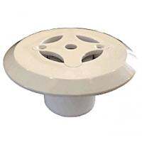 PoolSpa Adjustable Floor Inlet Fitting (White)