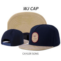 【WJ】 Cayler SONS หมวกปักลายสไตล์ยุโรปและอเมริกาแบบย้อนยุค,หมวกเบสบอลแฟชั่นหมวกแก๊บเรียบฮิปฮอปสำหรับผู้ชายและผู้หญิง