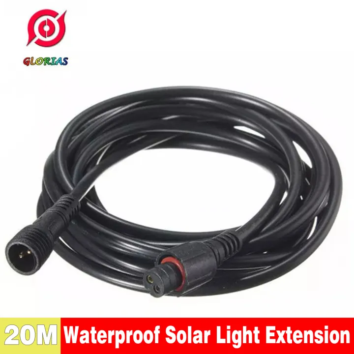 Waterproof Solar Extension Cable 2/3/4 Pin 22AWG Extension Lead