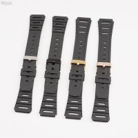 ❈☜✎ 18 มม. 22 มม. สำหรับนาฬิกา Casio CA-53W CA-61W FT-100W W-520U W-720G TPU Soft สายรัดข้อมือเข็มขัด FT100W เปลี่ยนสายสร้อยข้อมือ