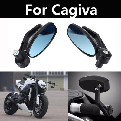 ☁ Accessories otorbike Rearview Mirror Side Mirrors For Cagiva 1000 Raptor 1 200 350 650 750 Elefant 600 Canyon Cruiser 125