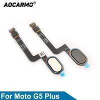 เซ็นเซอร์ลายนิ้วมือ Aocarmo สําหรับ Motorola Moto G5 Plus XT1685 XT1684 XT1687 ปุ่มโฮม Touch ID Flex Cable Replacement