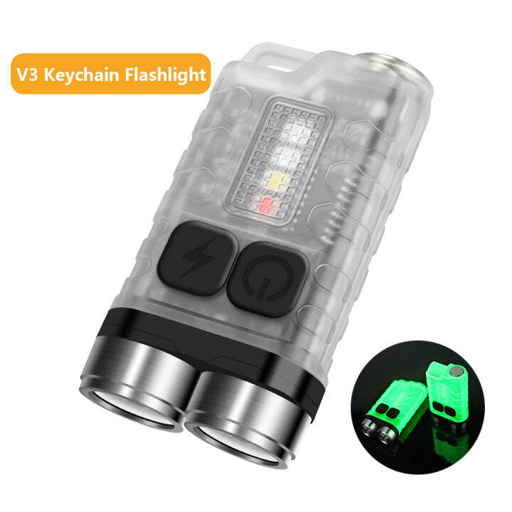 V3 Multifunctional Keychain Flashlight 900 Lumens and 100 Meters ...