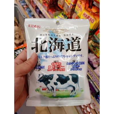 อาหารนำเข้า🌀 Japanese Candy Candy Sticky Sticky Hisupa DK Ribon Solf Milk Candy 110g
