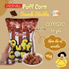 Ăn vặt tuổi thơcombo 10 gói x 45gbánh snack bim bim bắp puff corn vị socola - ảnh sản phẩm 1