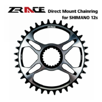 ZRACE 7075AL จาน12S,32T/34T/36T/38T สำหรับ SHIMANO ข้อเหวี่ยงยึดตรง FC-M9100 FC-M7100 FC-M8100 SM-CRM75 SM-CRM85 SM-CRM95