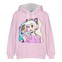 Sudadera con capucha para niño y niña, con estampado 3D de LEAH ASHE, sudadera con letras para niño y niña, sudadera informal de moda Harajuku, 2021