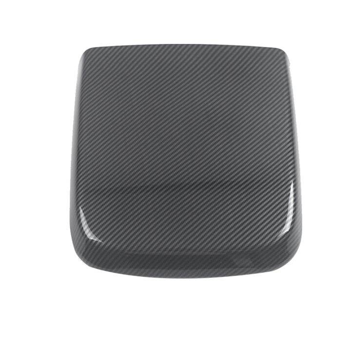 for-kia-carnival-ka4-2021-2022-carbon-fiber-center-console-armrest-box-protector-panel-cover-trim-sticker-accessories