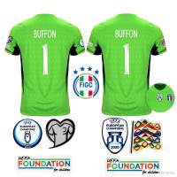Yp2 เสื้อยืดแขนสั้น ลายทีมชาติฟุตบอล Italy Buffon No.1 No.1 พลัสไซซ์ PY2 2022-23