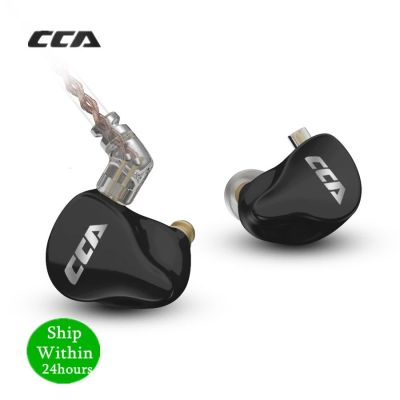 Cca CA16 หูฟังอินเอียร์ 1DD 7BA ไดรเวอร์ไฮบริด Hifi พร้อมสายเคเบิล 2PIN VX C12 C16 BA5 ZSX AS16 ZS10 PRO