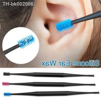 ✿✷ Ear Cleaner Soft Silicone Ear Pick Double-ended Earpick Ear Wax Spoon Spiral Ear Clean Tool Spiral Design Curette Remover