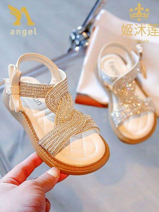 Diamond on sale bow sandals