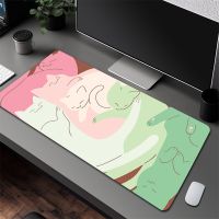 แมว Mousepad เกมคอมพิวเตอร์อุปกรณ์เสริม แผ่นรองเมาส์ Kawayi ยางกันลื่น แผ่นรองเมาส์ การ์ตูนส่วนบุคคล พรมแล็ปท็อป XXL