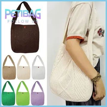  Crochet Tote Bag Aesthetic Y2K Cute Chic Hippie Bag