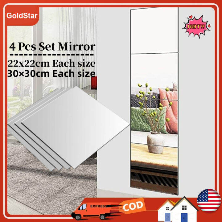Goldstar HD mirror wall full body dress mirror square household self