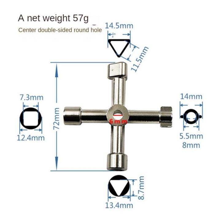 key-wrench-multifunctional-wrench-รูปลักษณ์ที่เรียบง่ายและสง่างาม-multi-size-cross-triangle-key-wrench-ทนทาน