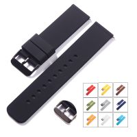 Silicone Strap Quick Release Watch Strap 12/14/16/18/20mm 22mm 24mm Waterproof Soft Rubber Smart Watch Band Wrist Bracelet Belts