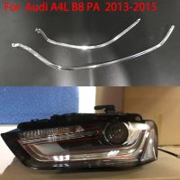 สำหรับ Audi A4L B8 PA 2013-2015ไฟหน้ารถดีอาร์แอลแผ่นนำแสงตอนกลางวันแท่งไฟรถวิ่งเวลากลางวันแถบแสงวิ่ง