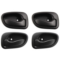 4Pcs Insider Door Handle Interior Front Rear Left/Right for Accent 1995-1999 Auto Replacement Parts