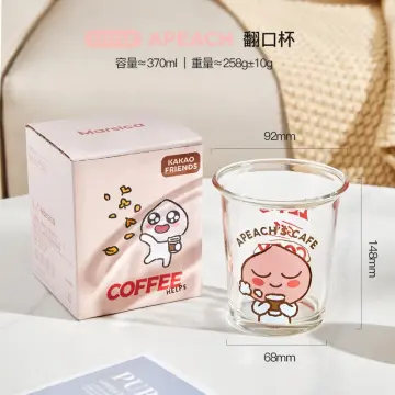 KAKAO FRIENDS] SODA CITY Cherry Figure Glass Cup Set OFFICIAL MD