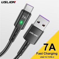 7A USB Type C Cable Wire S22 S20 mi 12 Fast Charging Charger Data Cord Cables