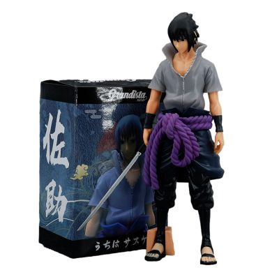 27 CM Anime Figure Uchiha Sasuke Action Figure Toy Manga Statue For Na-ruto Shippuden PVC Collectible Figurals Toy Decoration