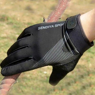 Cycling Breathable Non-Slip Touchscreen Gloves Outdoor Mountaineering Climbing Fitness Sun Proof Ultra-thin Fabric Bike Gloves