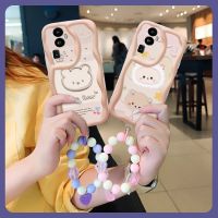 interest Full edging Phone Case For OPPO Reno10 Pro texture flower Soft Pendants three-dimensional Pendants lovely