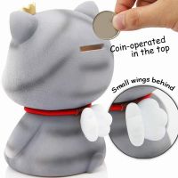 Cute Cat Decorative Saving Bank,Home Decoration Coin Bank Money Piggy Bank Help Form Right Money Habits