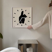 ?Dream Best? Cat Clock Ins Creative Nordic Clock Wall Clock Living Room Modern Simple Restaurant Clock Mute