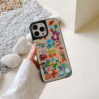 《KIKI》Case.tify Super cute hard Mirror phone case for iphone 14  14plus 14pro 14promax 13 13pro 13promax Toy story Cute cartoon pattern 12 12pro 12promax 11 High quality casing shockproof suit for girl 2022 New Design High-end Version ins popular