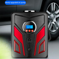 12V Portable Car Air Compressor Tire Air Pump With LED Light Digital Display Electric Inflatable Pump Auto Motorcycle Inflator