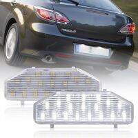 2PCS LED License Number Plate Light Lamps For Mazda 6 RX-8 04-12 For MAZDA6 2006-2011 OEM : GS1D-51-270D