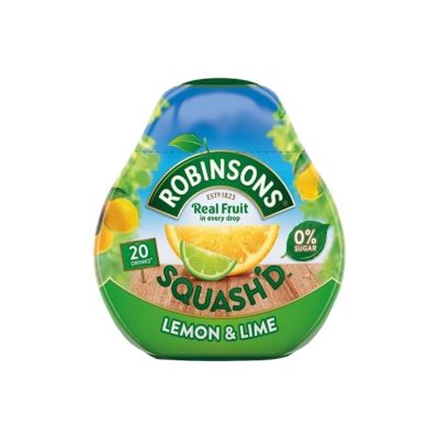 Import Foods🔹 Robinsons Real Fruit Squashd Lemon &amp; Lime 66ml โรบินสันส์ เรียลฟรุต สควอช เลมอนแอนด์ไลม์ 66มิลลิลิตร (Rebranded to mini)