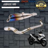 ท่อaerox155 ท่อyamaha aerox155 ท่อคู๋akrapovic รุ้ง aerox155 ท่อแต่ง aerox155 เสียง แน่น นุ่ม ทุ้ม ไม่แตกในรอบสูง ระบายความร้อนได้ดี อัตราเร่งดีขึ้น ตรงรุ่น ท