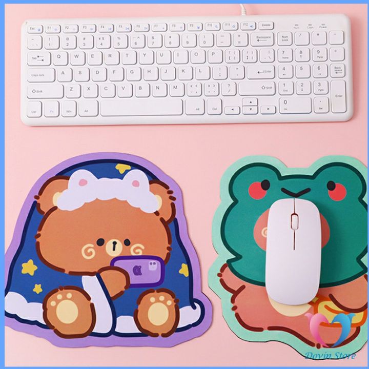 dovin-แผ่นรองเมาส์ลายการ์ตูน-อุปกรณ์คอมพิวเตอร์-น่ารัก-cartoon-mouse-pad